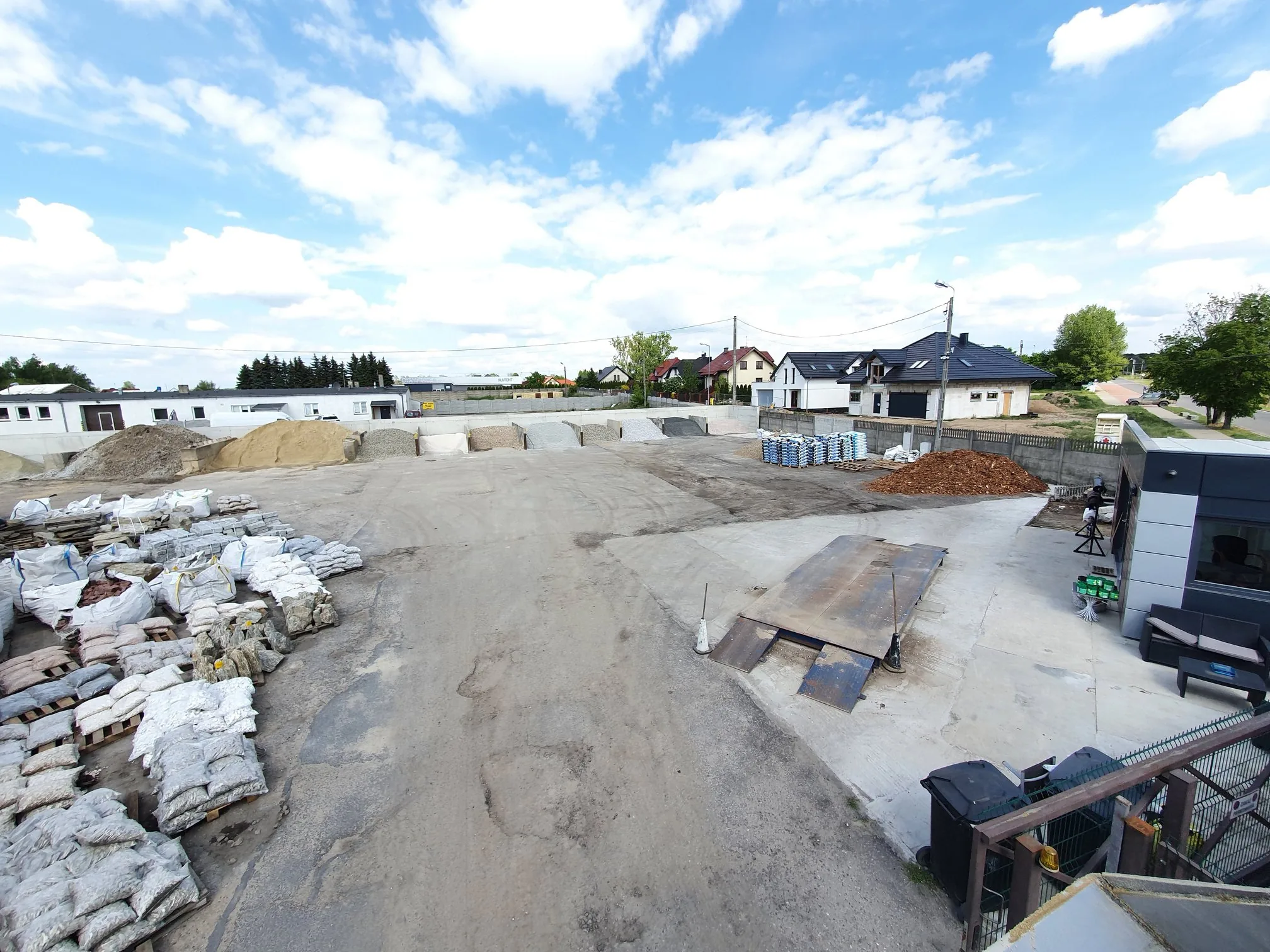 Panorama placu STENAR w Stęszewie